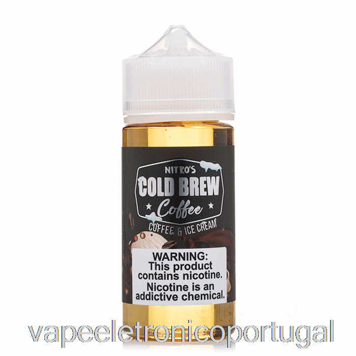 Vape Eletronico Café E Sorvete - Nitros Cold Brew - 100ml 0mg